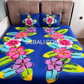 Hot Sale Rayon Bedsheet Hand Painted Originally by Balinese Artisans